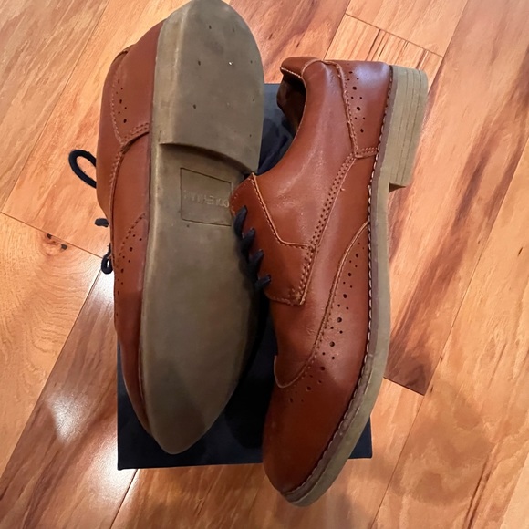 Cole Haan Harrison Wingtip Shoes - British Tan - Picture 2 of 5
